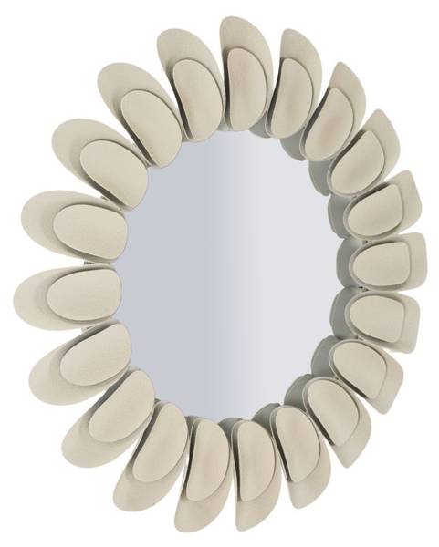Spiegel Dune Double Beige - Metall - 85 x 6 x 85 cm