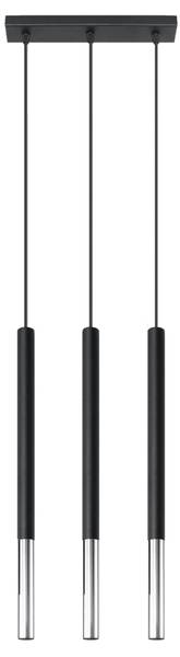 Pendelleuchten Mozaica LED 4000K Grau - 5 x 30 cm
