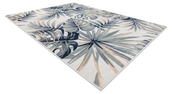 Tapis Structurel Botanic 65265 Feuilles 117 x 170 cm