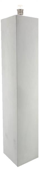 Stehlampe BONN Grau - Stein - 25 x 130 x 25 cm