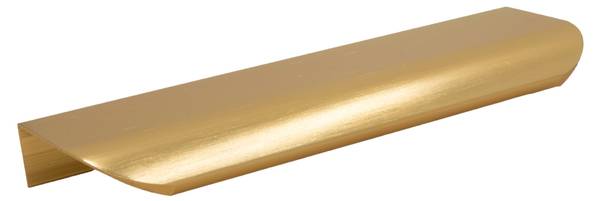 Möbelgriff Steelix 4er-Set Messing Matt - Gold - Tiefe: 35 cm