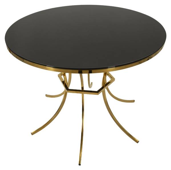 Esstisch Shanty Gold - Metall - 100 x 80 x 100 cm