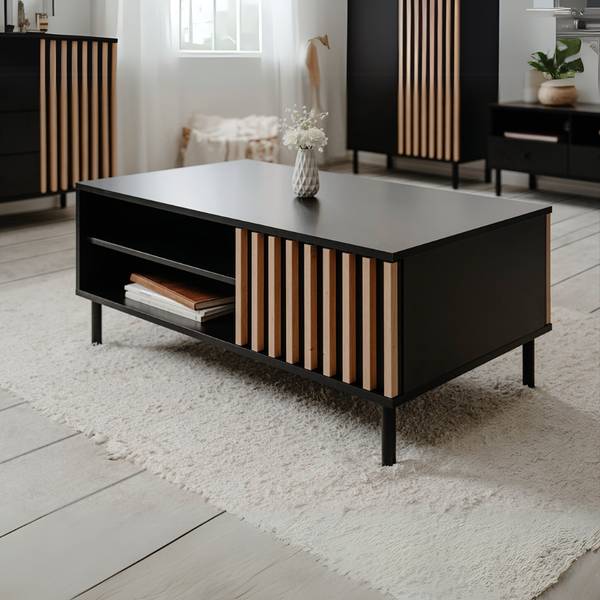 Couchtisch MONZA Braun - Holzwerkstoff - 67 x 47 x 111 cm