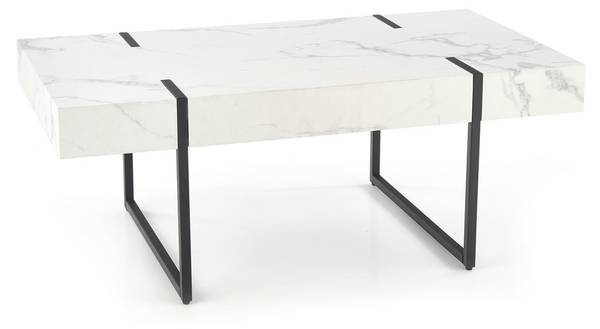 Couchtisch Blanca Weiß - Holzwerkstoff - 110 x 43 x 60 cm