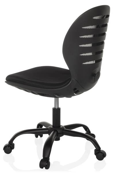 Bürostuhl CASLA Schwarz - Polyester - 53 x 93 x 58 cm