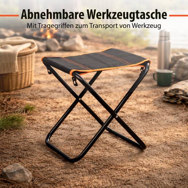 Tuinstoel MEBLTU5470031 Schwarz - Textil - 36 x 4 x 50 cm