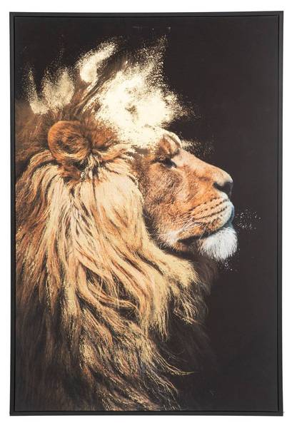 Tuch ANIMAUX Gold - Holzwerkstoff - 2 x 90 x 60 cm