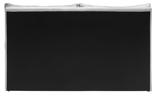 Polsterbett MALEA Grau - Metall - Massivholz - Textil - 190 x 112 x 227 cm