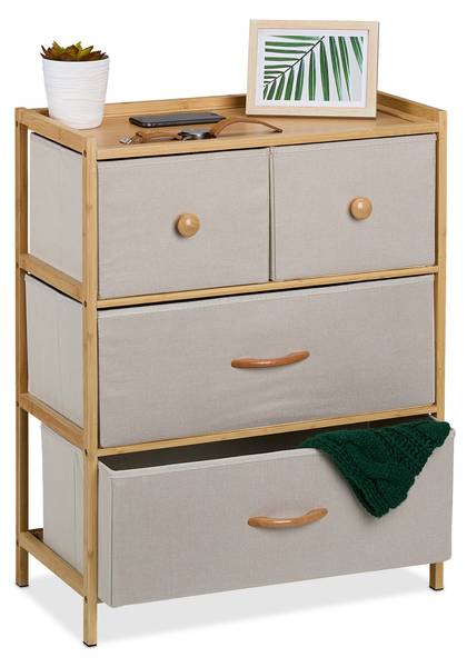 Bambus Kommode 4 Schubladen kaufen | home24