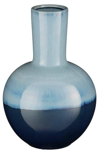Vase Holm Blau - Keramik - 29 x 42 x 29 cm