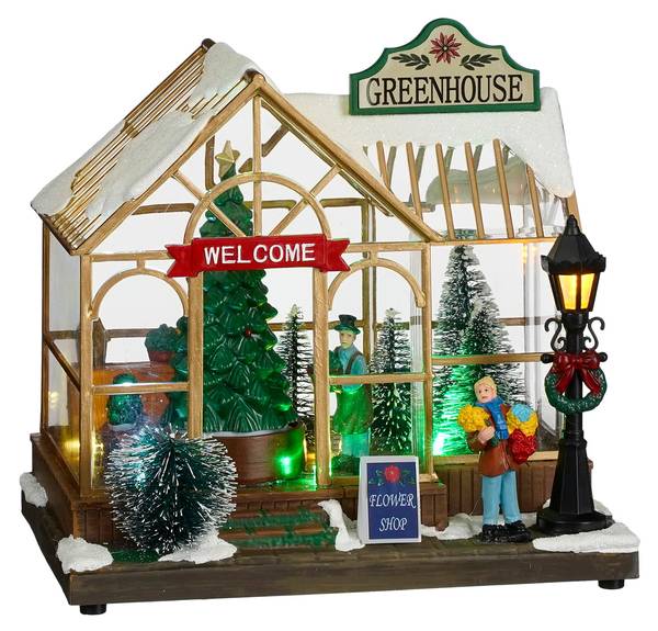 Miniatur-Weihnachtsdorf Luville Specials Kunststoff - 14 x 20 x 21 cm