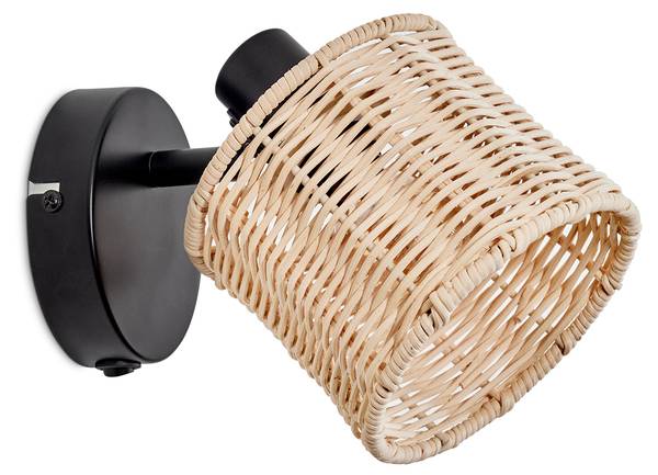 Deckenleuchte Dello Beige - Metall - 13 x 10 x 13 cm