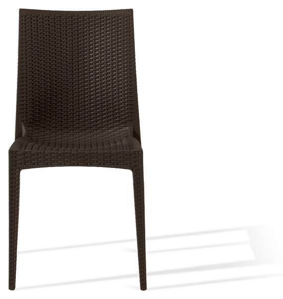 Gartenstuhl ETULI 4-tlg Braun - 4er Set