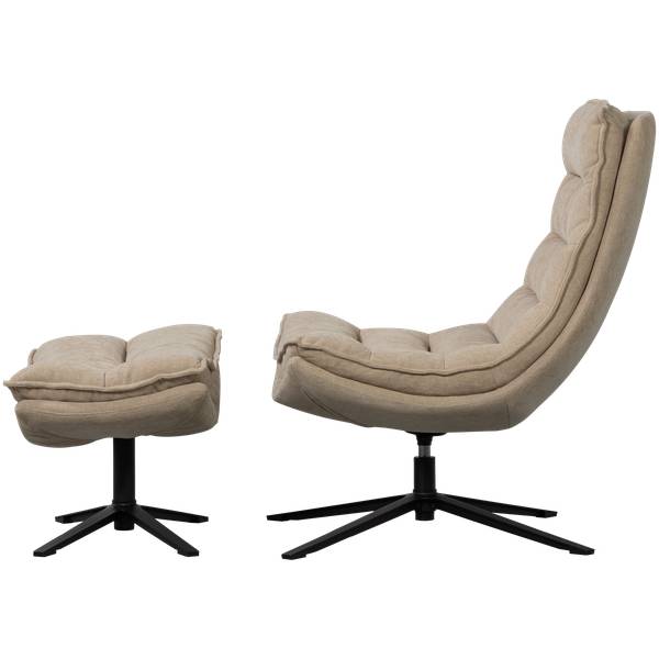 Drehstuhl Kube Beige - Hellbeige