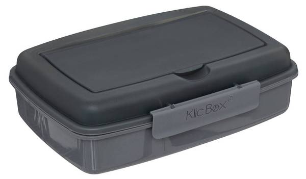 Lunchbox mit Besteck BASIC Schwarz