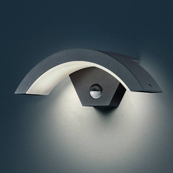 LED-outdoorlamp Ohio 1-lichts aluminium/kunststof - zilverkleurig
