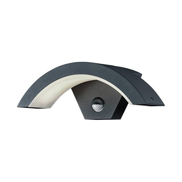 LED-outdoorlamp Ohio 1-lichts aluminium/kunststof - zilverkleurig