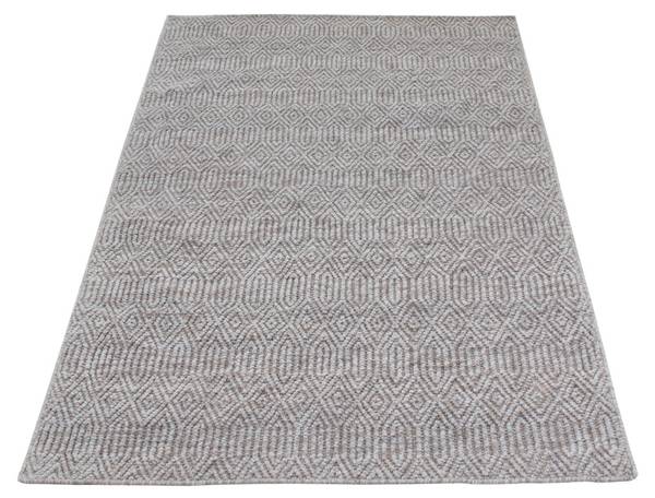 Outdoorteppich Modern Grau - Kunststoff - 120 x 1 x 180 cm