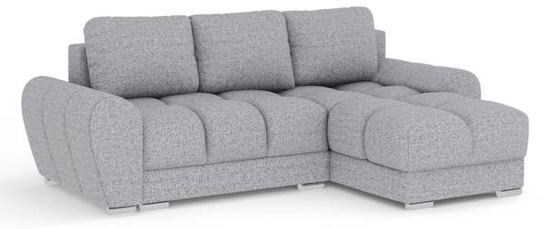 Ecksofa Peebles Grau