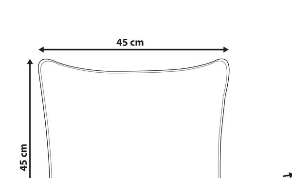 Sierkussen OLEARIA 2-delig beige