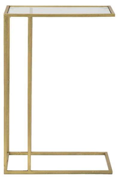 Beistelltisch C Gold - Metall - 41 x 60 x 26 cm