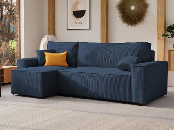 Ecksofa Paris Blau
