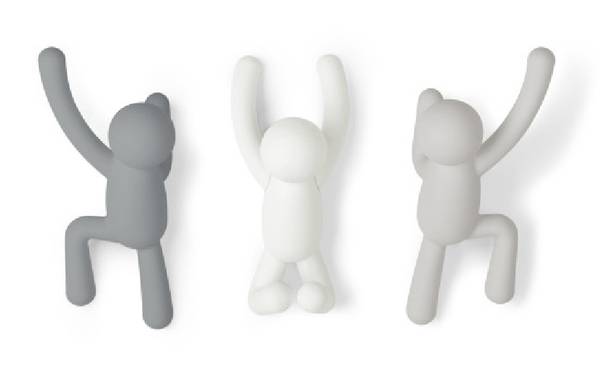 Garderobenhaken Buddy (3er-Set) 1 x 1 cm