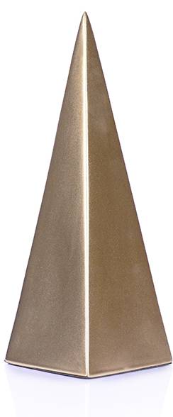 Dekofigur Mayorga Gold - Porzellan - 12 x 12 x 30 cm