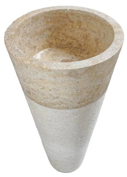 Freistehendes Waschbecken LANTA Creme