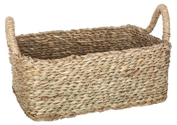 Korb KILIAN 3er-Set Beige - Naturfaser - 28 x 17 x 18 cm