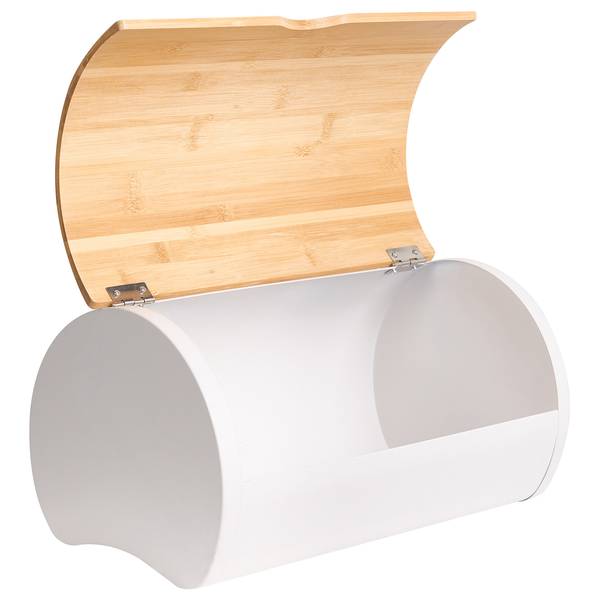 Boîte SAVEUR Marron - Blanc - Métal - 38 x 20 x 24 cm