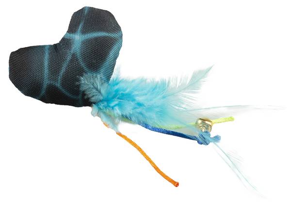 Katzenspielzeug Flash Herz Schwarz - Textil - 7 x 3 x 17 cm