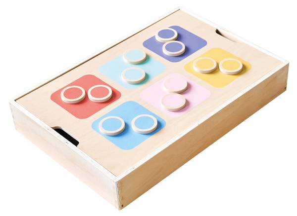 Sensoriche Speelbak NUANCE plaatmateriaal op houtbasis - 30 x 7 x 45 cm