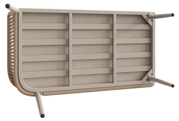 Gartenlounge-Set Gaia Ⅱ（6-tlg） Beige