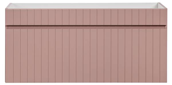 Armoire sous lavabos ICONIC CUW100 1D Rosé