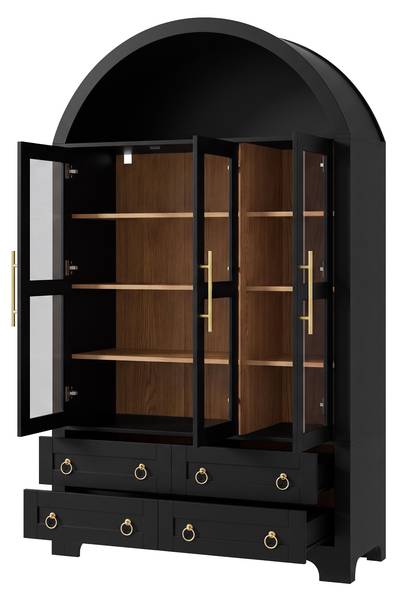 Hochschrank Astraios Ⅲ Schwarz