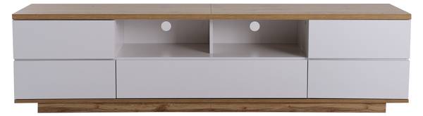TV-laagplank LucyNatur Ⅱ beige - plaatmateriaal op houtbasis - 38 x 41 x 180 cm