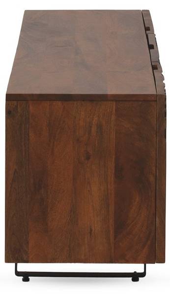 TV-Möbel  11493 Braun - Holz teilmassiv - 38 x 50 x 160 cm