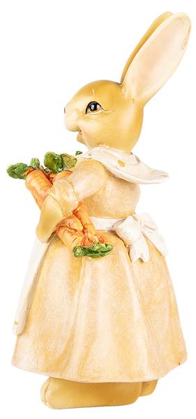 Dekorationsfigur Kaninchen Easter&Atrick Braun - Kunststoff - 8 x 20 x 10 cm