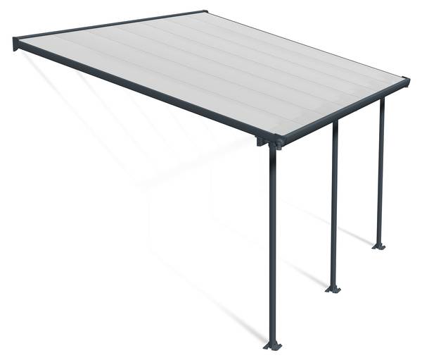 Terrassenüberdachung Feria Grau - 300 x 425 cm