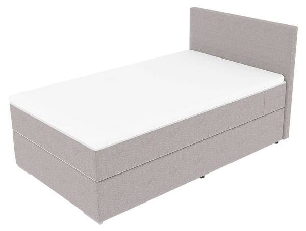 Boxspringbett Phönix Mini Hellgrau - Liegefläche Breite: 100 cm