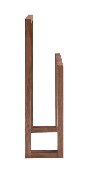 Valet de chambre 7104 Marron - Noyer - Zinc - 48 x 90 x 25 cm