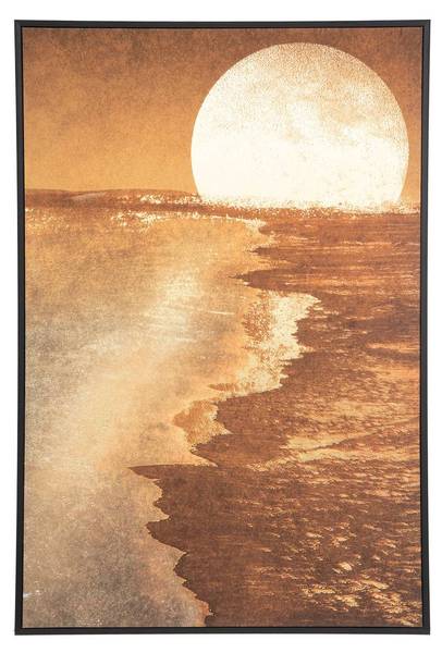 Tuch SOLEIL Orange - Holzwerkstoff - 2 x 90 x 60 cm