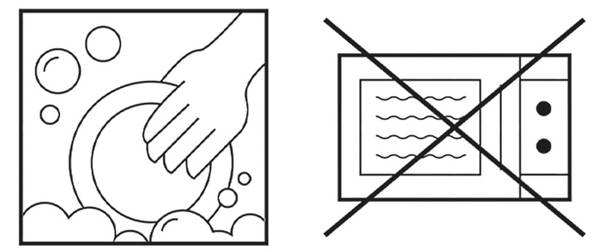 Frühstücksteller Tea Party 43891 Pink - Porzellan - 20 x 2 x 20 cm