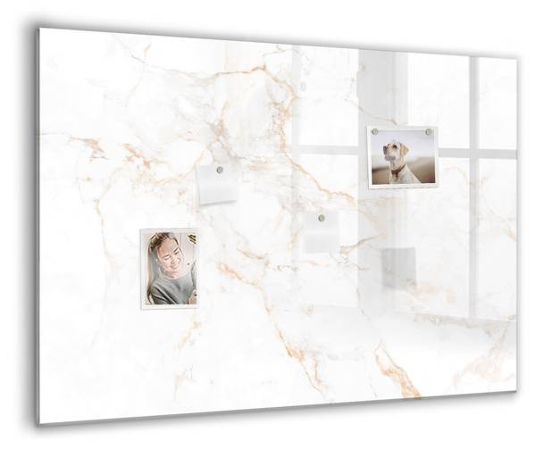 Magnettafel Eleganter Marmor 100 x 70 cm
