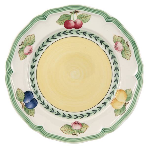 Frühstücksteller French Garden Fleurence Porzellan - 21 x 3 x 21 cm