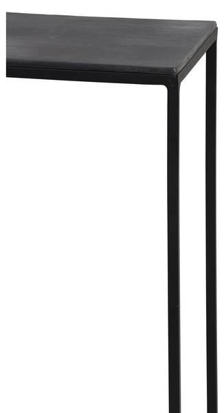Säule Boca Schwarz - Eisen - 35 x 120 x 35 cm