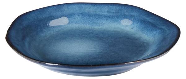 Tafelservice HAWTHORN 16-tlg Blau - Stein - 27 x 27 cm