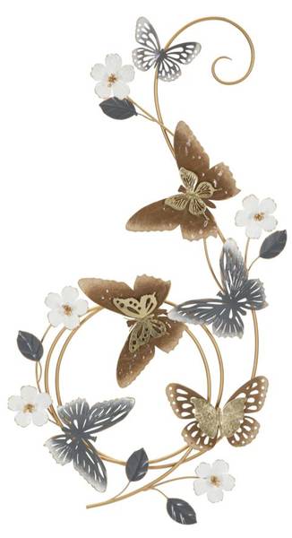 Wanddekoration  Delis Metall - 5 x 88 x 45 cm