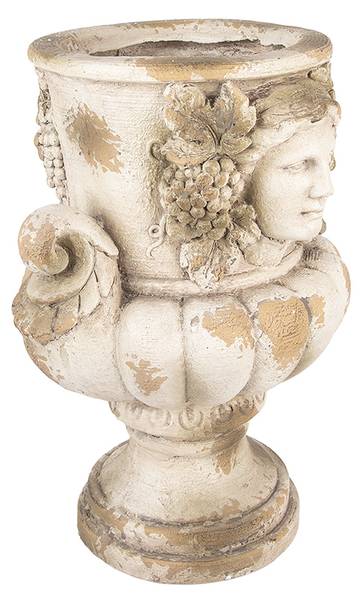 Bloempot Rosaliasi beige - keramiek - 38 x 50 x 36 cm